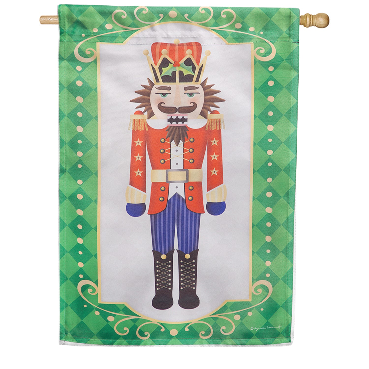 Carson Love Peace Joy Garden Flag
