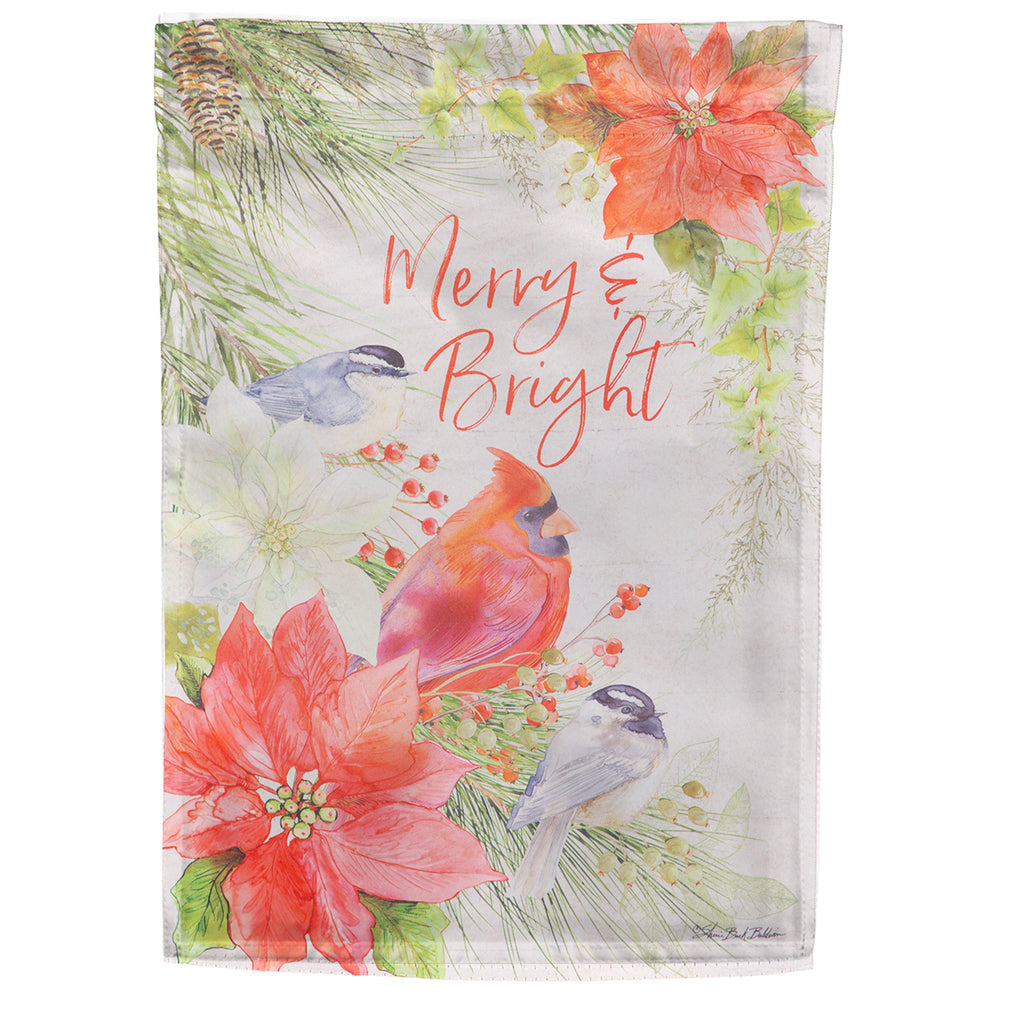 America Forever Merry Christmas Labrador Garden Flag