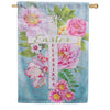 Evergreen Suede 2-Sided House Flag - Easter Blessings
