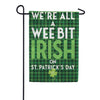 Evergreen Wee Bit Irish Burlap Garden Flag