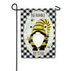 Evergreen Bee Humble Bee Kind Gnome Burlap Garden Flag