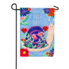Evergreen Great Day Snail Linen Garden Flag