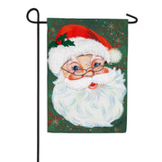 Evergreen Merry Santa Garden Flag