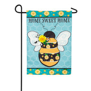 Evergreen Linen Garden Flag - Home Sweet Home Bee