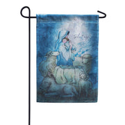 Evergreen Silent Night Lustre Garden Flag