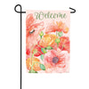 Welcome Poppies Moire Garden Flag