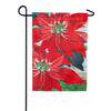 Evergreen Elegant Poinsettia House Flag