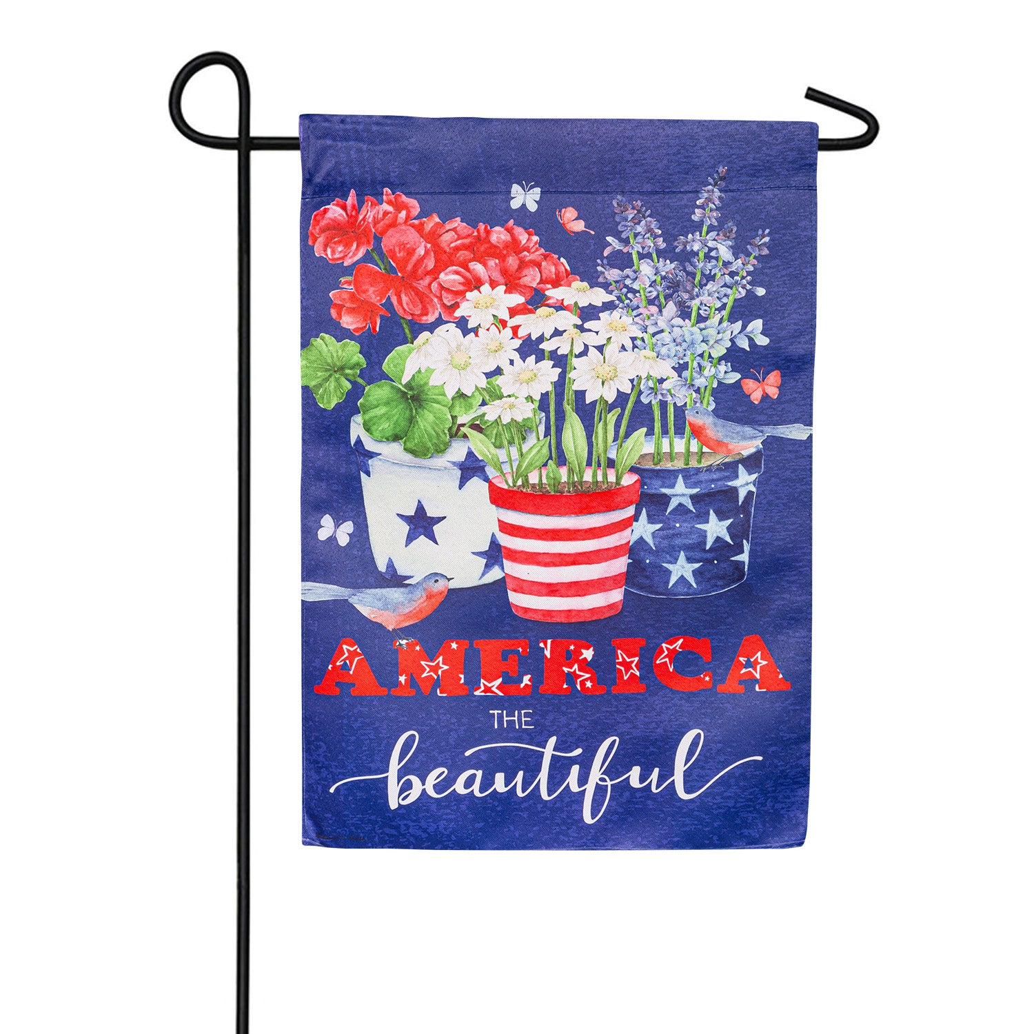 Evergreen America the Beautiful Garden Flag