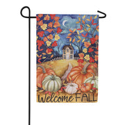 Evergreen Alive in Fall Suede Garden Flag