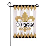 Evergreen Beautiful Home Suede Garden Flag