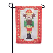 Evergreen Trio Nutcracker House Flag