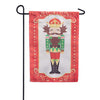 Evergreen Trio Nutcracker House Flag