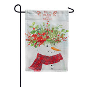 Evergreen Suede 2-Sided Garden Flag - All is Merry and Bright
