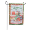 Evergreen Meowy Christmas Suede Garden Flag