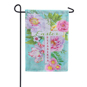 Evergreen Easter Blessings Garden Flag