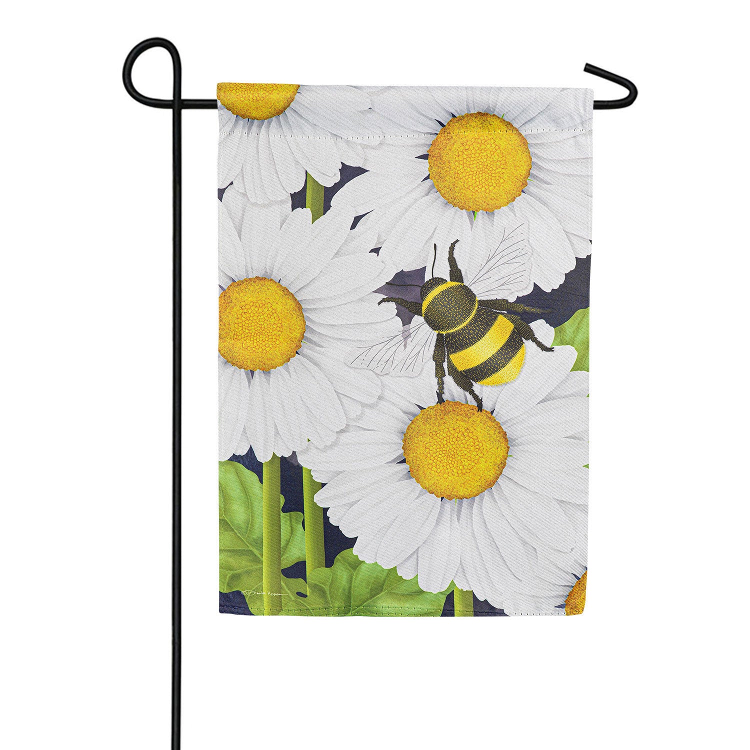 Evergreen Let's Hang Out Suede Garden Flag