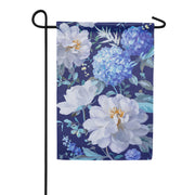 Evergreen Spring Morning Blooms Suede Garden Flag