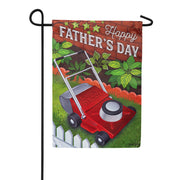 Evergreen Happy Father's Day Suede Garden Flag