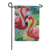 Flamingle Double Sided Suede Garden Flag