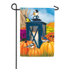 Harvest Lantern Double Sided Suede Garden Flag