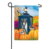 Harvest Lantern Double Sided Suede Garden Flag
