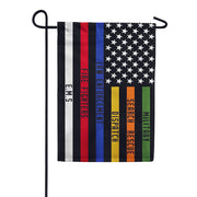 Evergreen Responders Thin Line Garden Flag