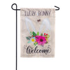Evergreen Every Bunny Welcome Appliqued Garden Flag