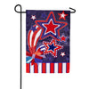 Evergreen Stars and Stripes Applique Garden Flag