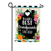 Worlds Best Grandparents Applique Garden Flag