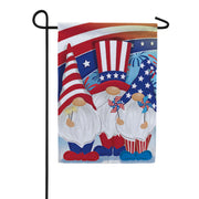 Evergreen Patriotic Trio Applique Garden Flag