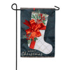 Christmas Stocking Applique Garden Flag