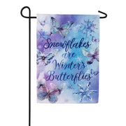 Evergreen Season To Sparkle Applique Garden Flag