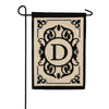 Evergreen Cambridge Monogram Appliqued Garden Flag