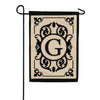 Evergreen Cambridge Monogram Appliqued Garden Flag