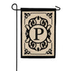 Evergreen Cambridge Monogram Appliqued Garden Flag