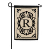 Evergreen Cambridge Monogram Appliqued Garden Flag