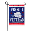 Evergreen Proud Veteran Appliqued Garden Flag
