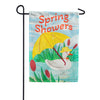 Evergreen Applique Garden Flag - Spring Showers