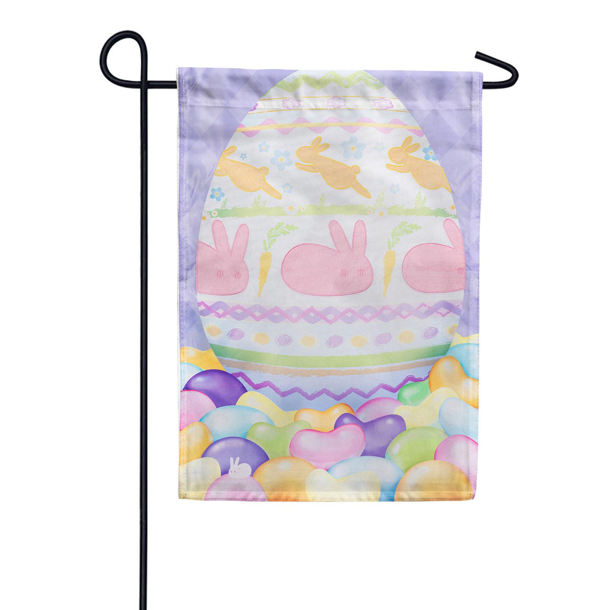 Evergreen Sweet Treats and Easter Friends Applique Garden Flag