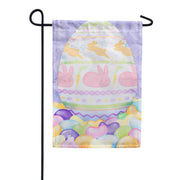 Evergreen Applique Garden Flag - Sweet Treats and Easter Friends