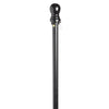 Evergreen Black Metal House Flag Pole