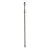Evergreen Extendable House Flag Pole - Silver