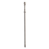 Evergreen Extendable House Flag Pole - Silver
