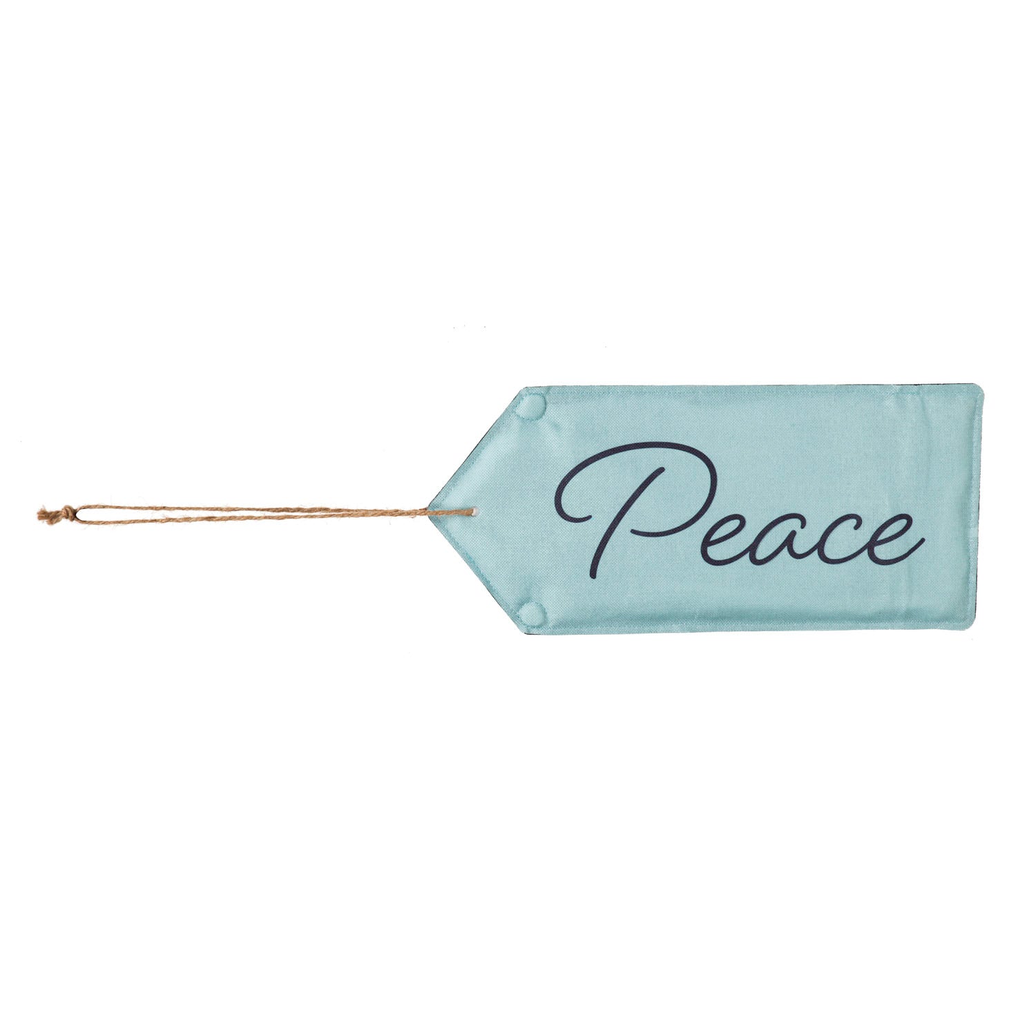 Evergreen Perfectly Paired Door Tag - Peace