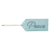 Evergreen Perfectly Paired Door Tag - Peace