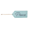 Evergreen Perfectly Paired Door Tag - Peace