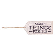 Evergreen Perfectly Paired Door Tag - Make Things Possible