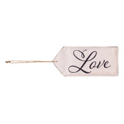 Evergreen Perfectly Paired Door Tag - Love