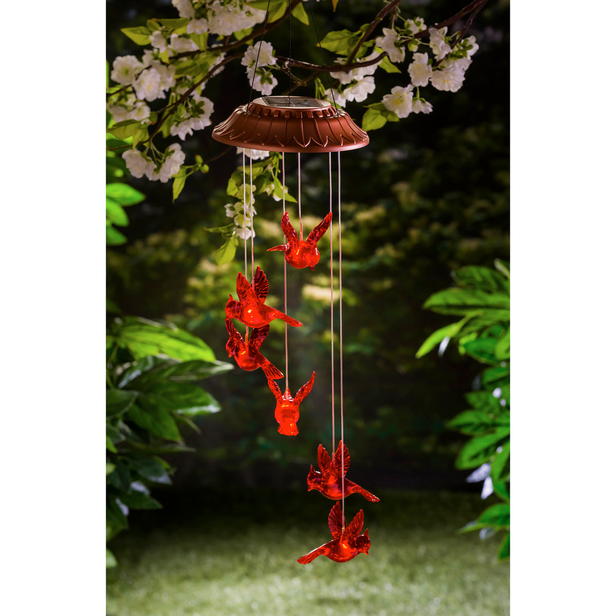 Evergreen Garden Days Cardinal Solar Mobile