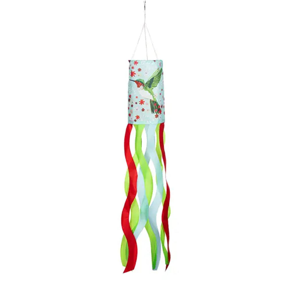 Evergreen Hummingbird Welcome Windsock
